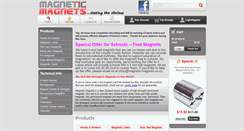 Desktop Screenshot of magnetic-magnets.co.nz